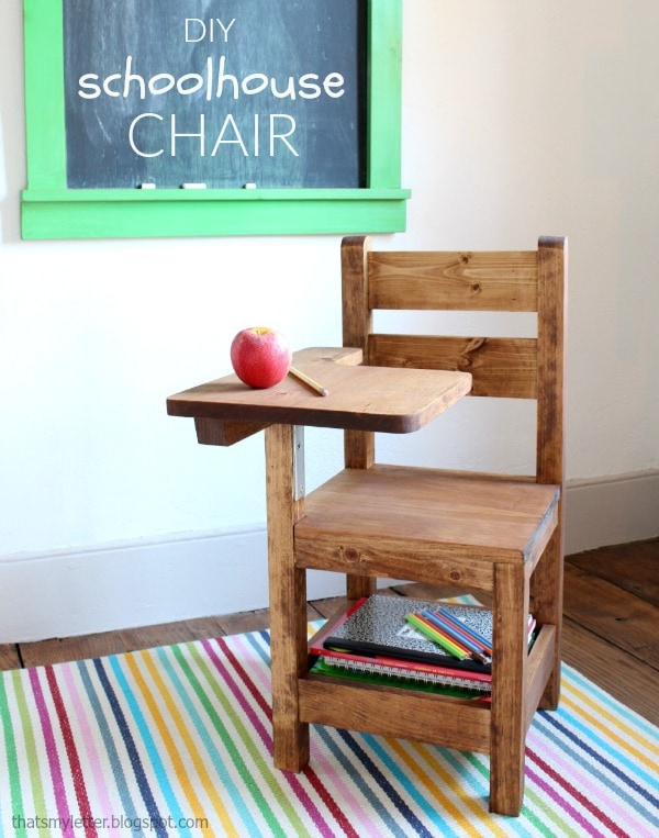 9. DIY Schoolhoue Chair by simphome.com