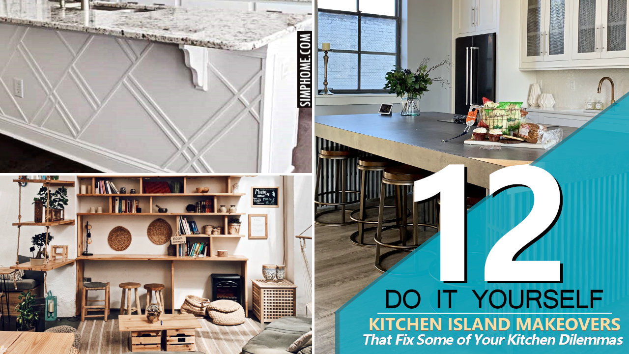 12 DIY Island and Other Kitchen Makeover via Simphome.com1280x720