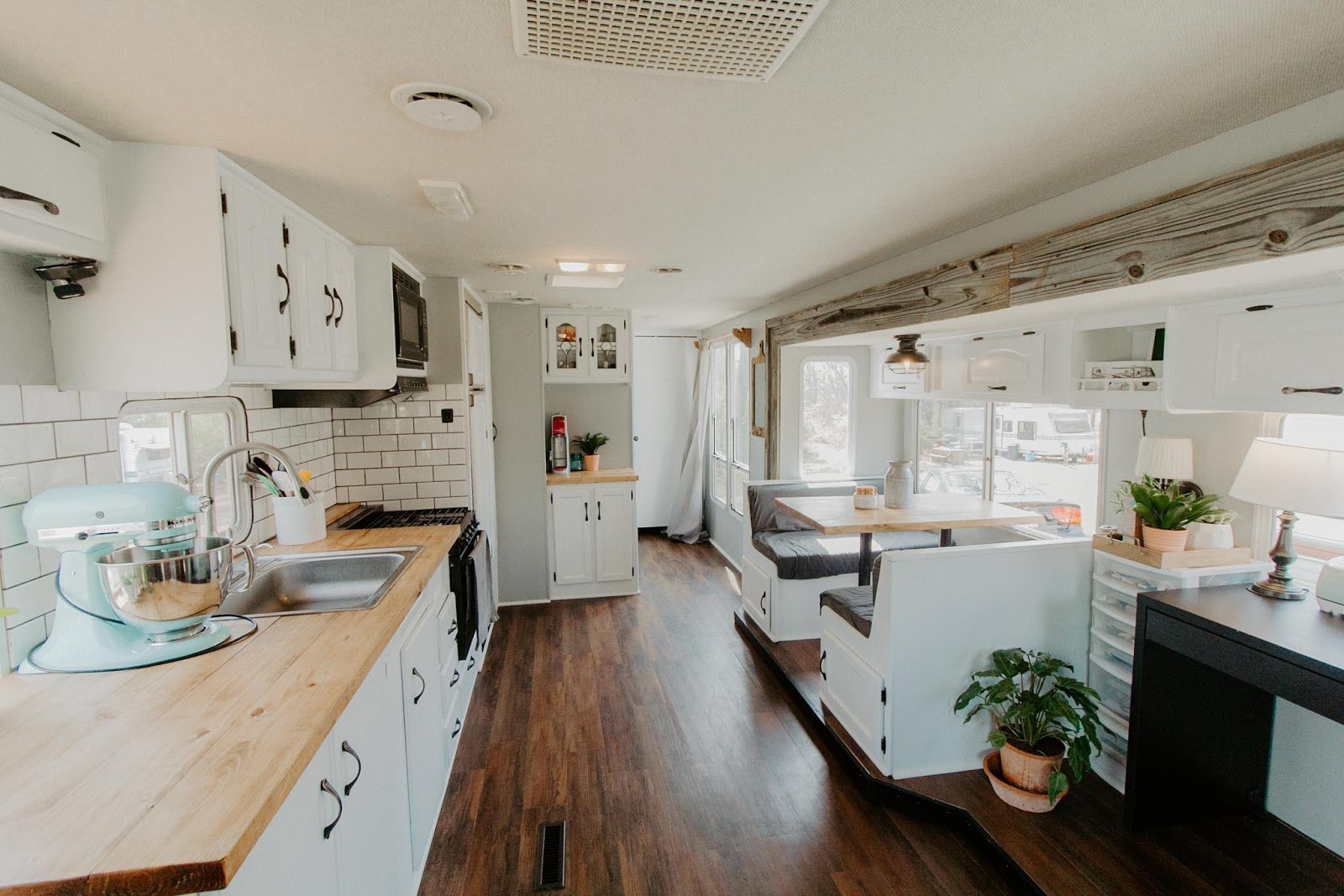 2. Take Inspiration from this budget conscious RV renovation. by simphome.com