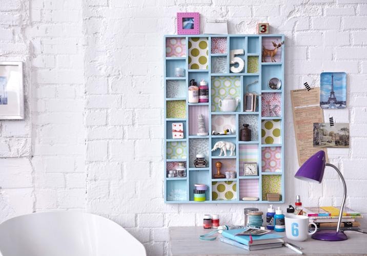 3. Simple Cubby Chic Wall Storage by simphome.com