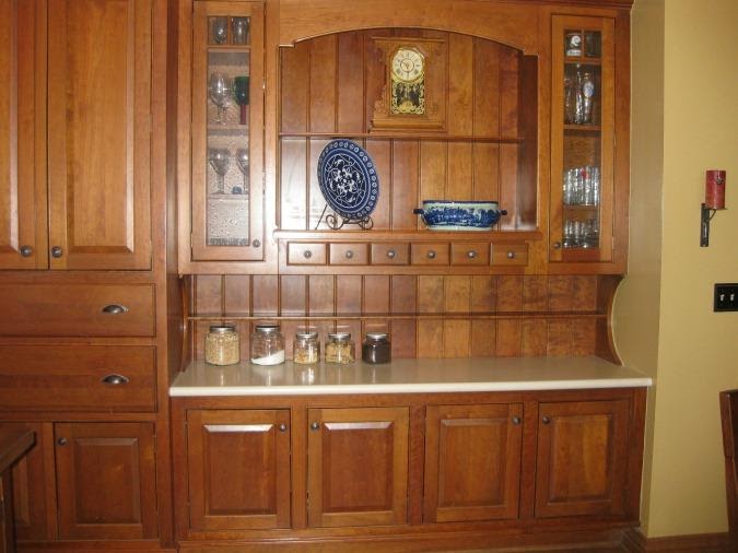 1. Remodeling A Built in Kitchen Hutch by simphome.com