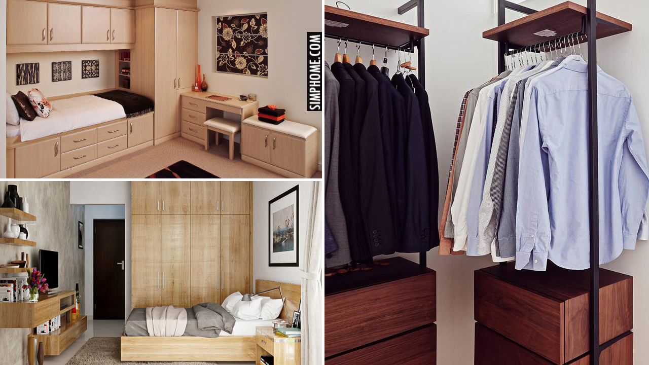 10 Built in Bedroom Wardrobe Ideas via Simphome.comThumbnail