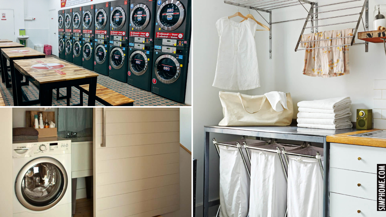 10 Modern Laundry Room Ideas via Simphome.comThumbnail