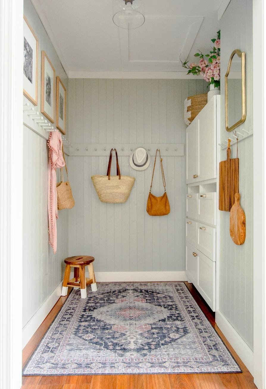 5. Mudroom Makeover with Limited Space by simphome.com