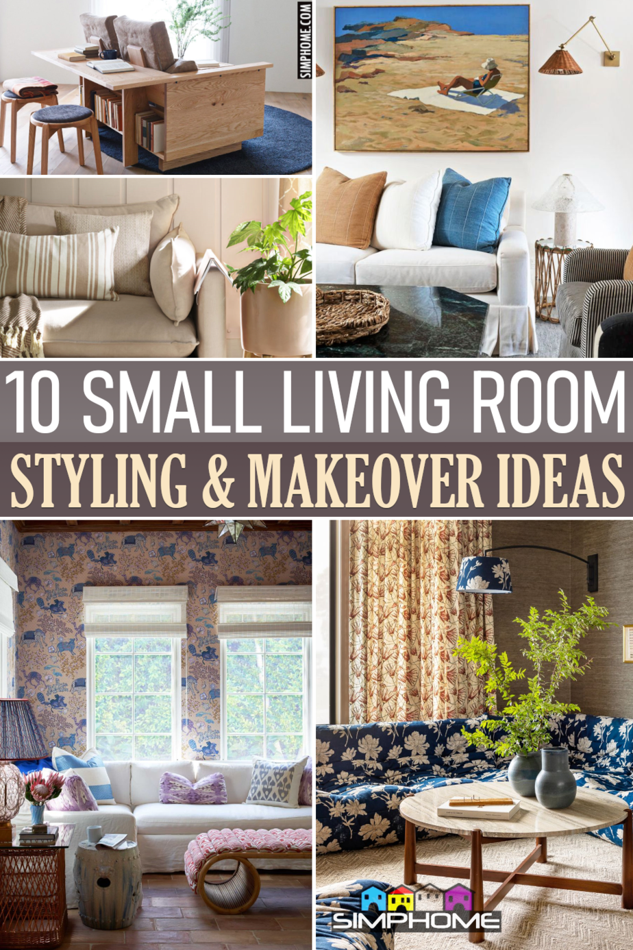 10 Small Living Room Styling Ideas VIA Simphome.comFeatured