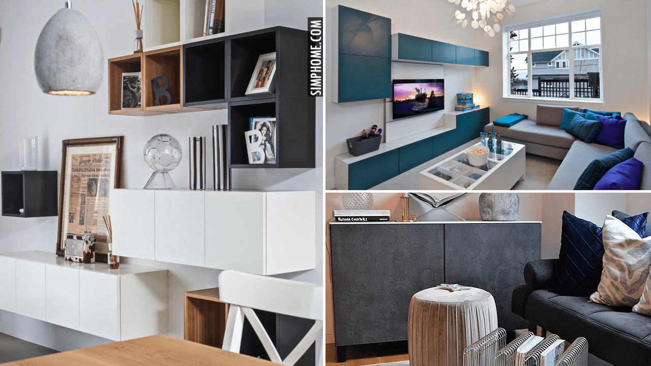 10 Ideas How to Get the Best out of IKEA BESTA Unit via Simphome.comThumbnail