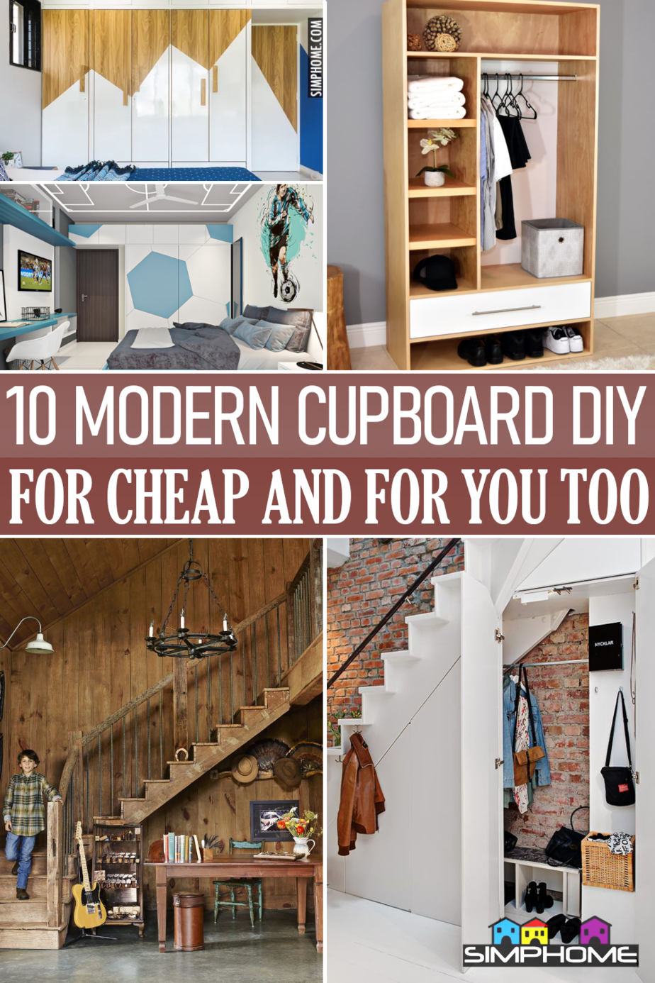 10 Modern Cupboard Design for Cheap via Simphome.com Featured