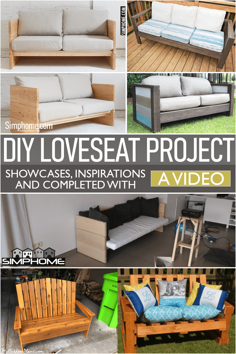 10 Loveseat DIY Projects via Simphome.comFeatured