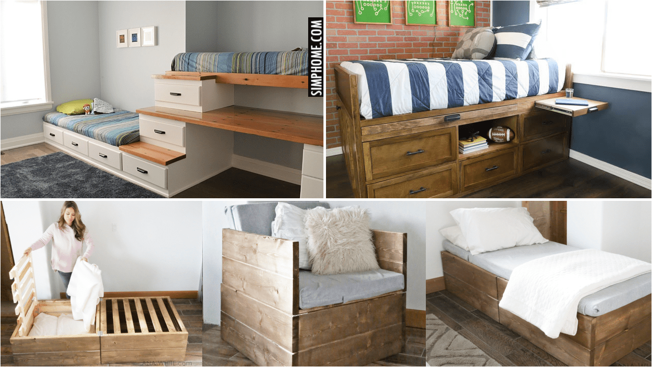 12 Space Saving Furniture For Bedroom Ideas via Simphome.comyt thumb