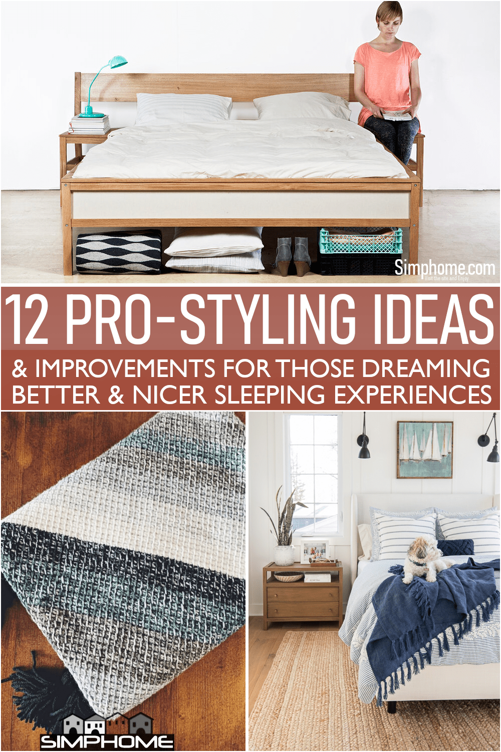 It is 12 Ideas to Style Your Bed Like Pro 