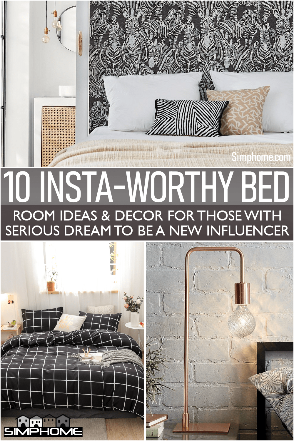 This Insta-Worthy Bedroom Decor Ideas via Simphome.com is awesome