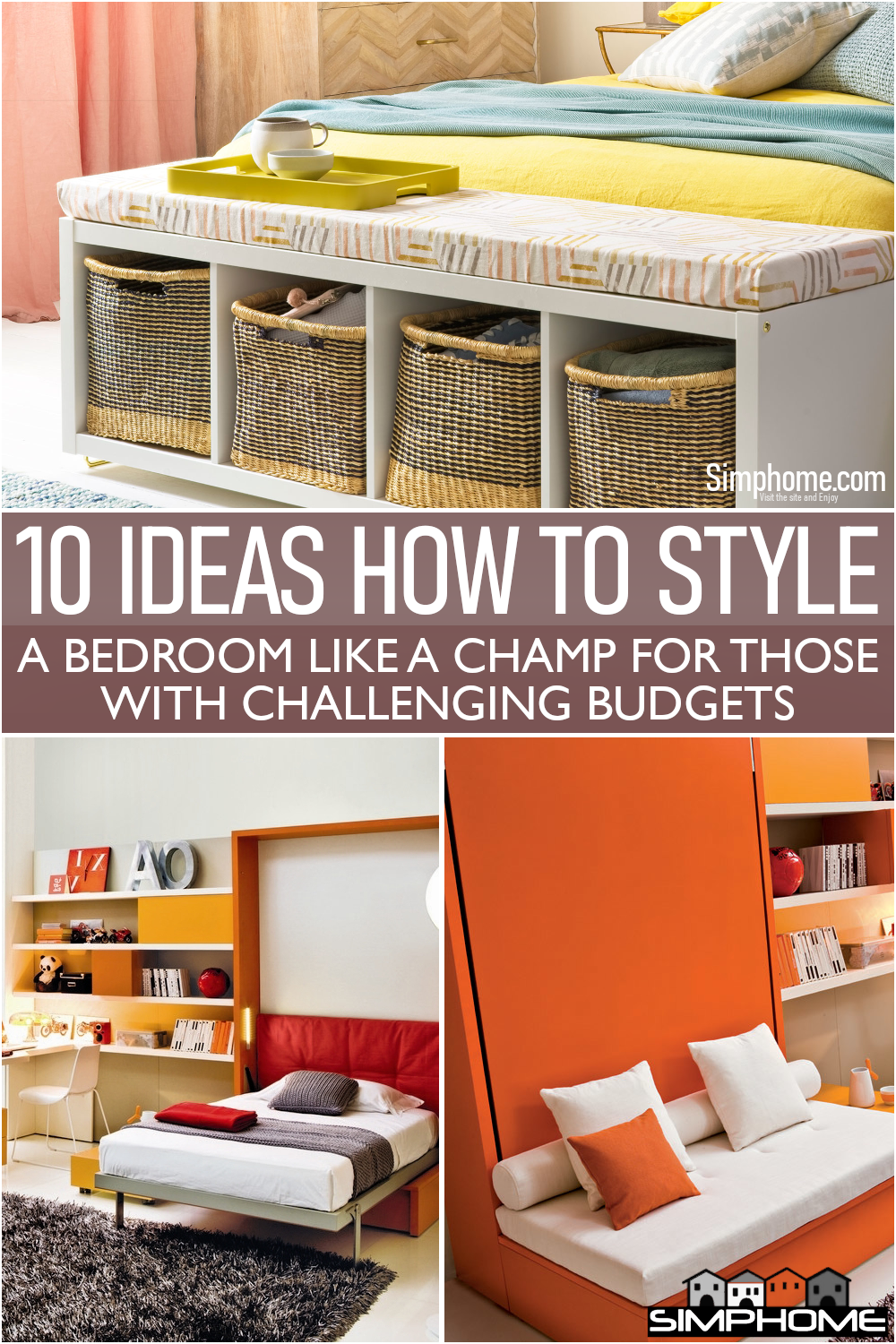 This poster will give you 10 Ideas How to Style A Bedroom Like A Cham
