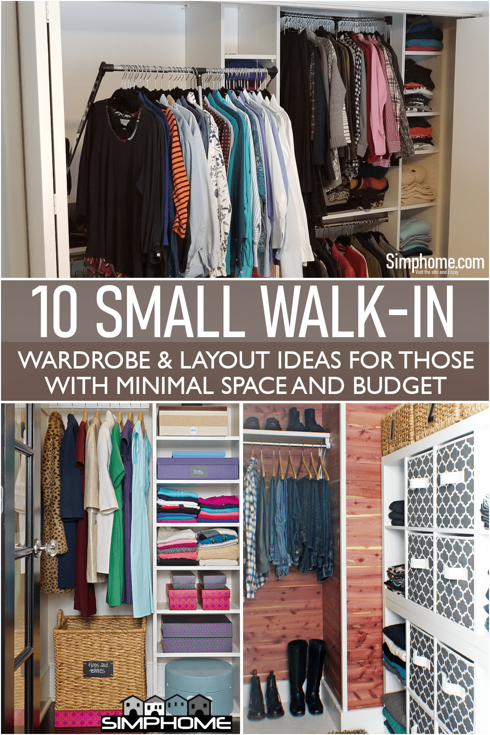 Take inspiration from 10 Small Walk-In Wardrobe Layouts 