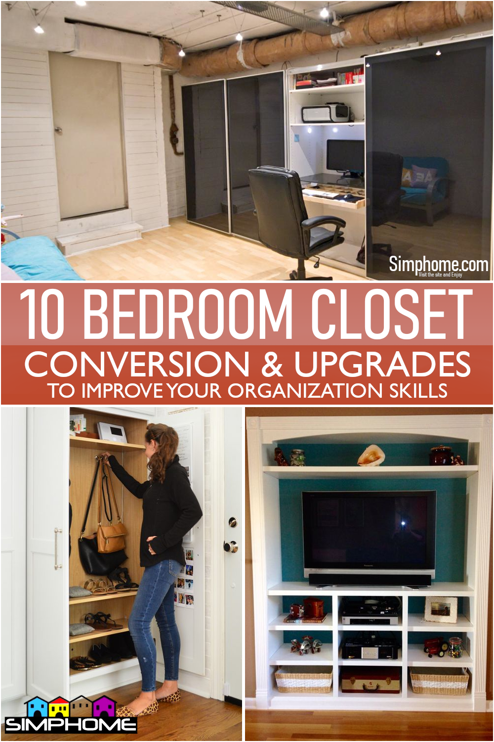 The 10 Bedroom Closet Conversions via Simphome.com