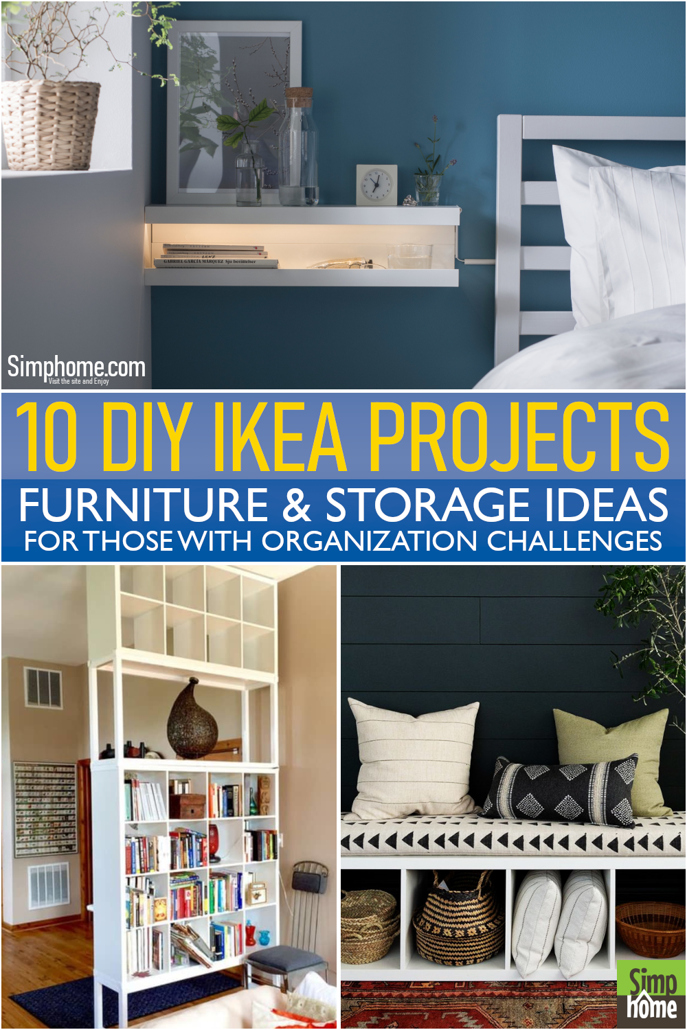 Take the DIY Ikea Furniture Project for Bedroom via Simphome.com