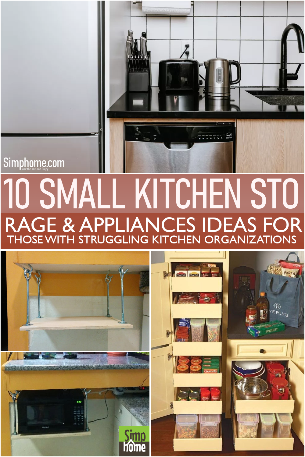 The 10 Small Kitchen Appliances Storage by Simphome