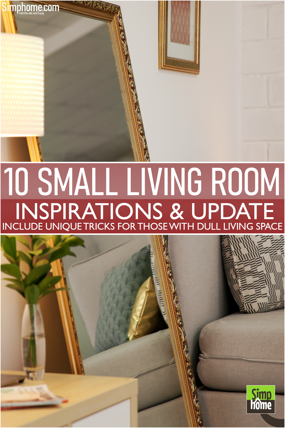 10 Small Living Room Inspo via Simphome.com