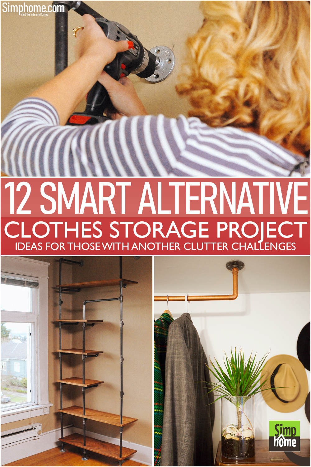 12 Alternative clothes storage Ideas