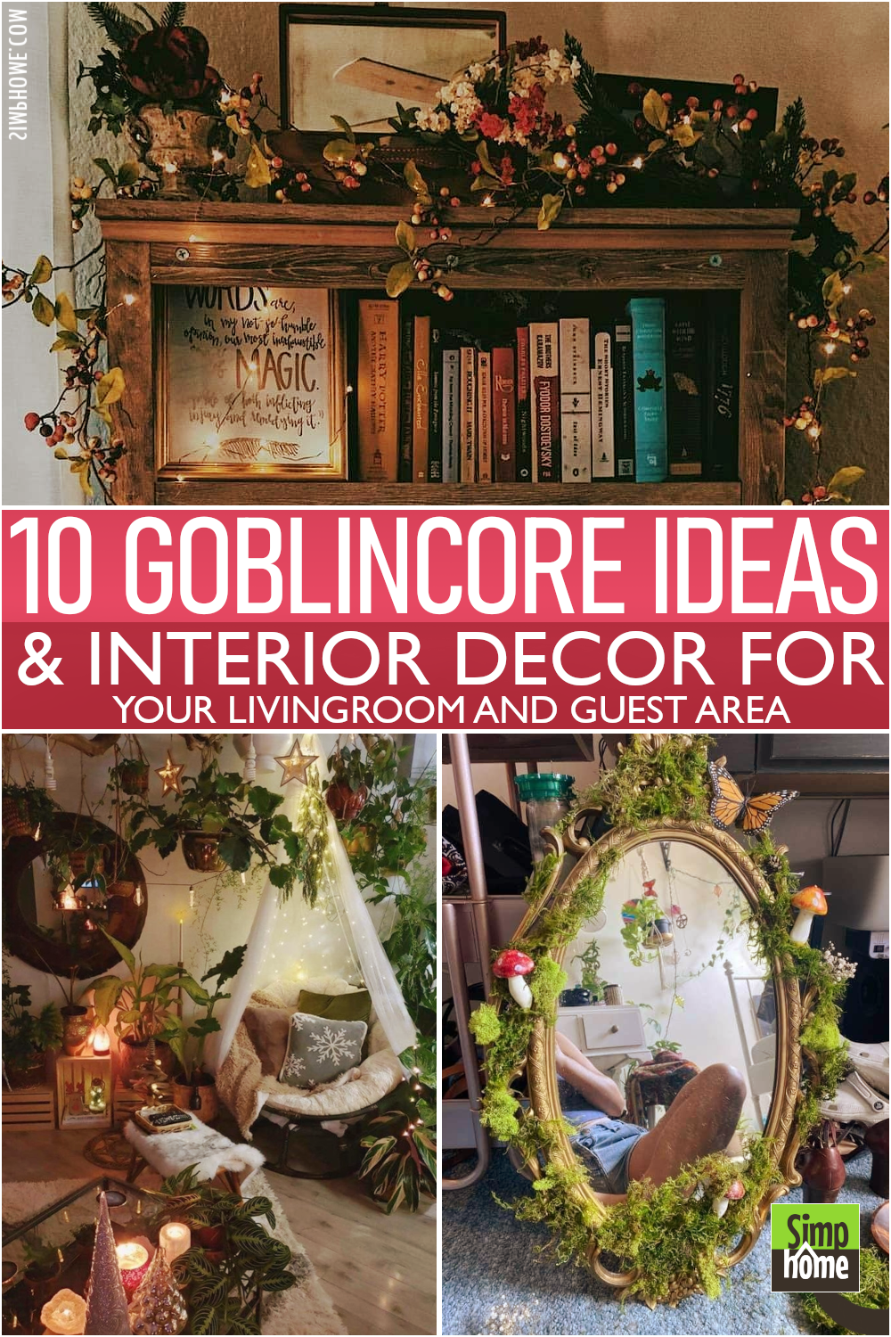 10 Goblincore ideas to Refresh your House Interior Poster