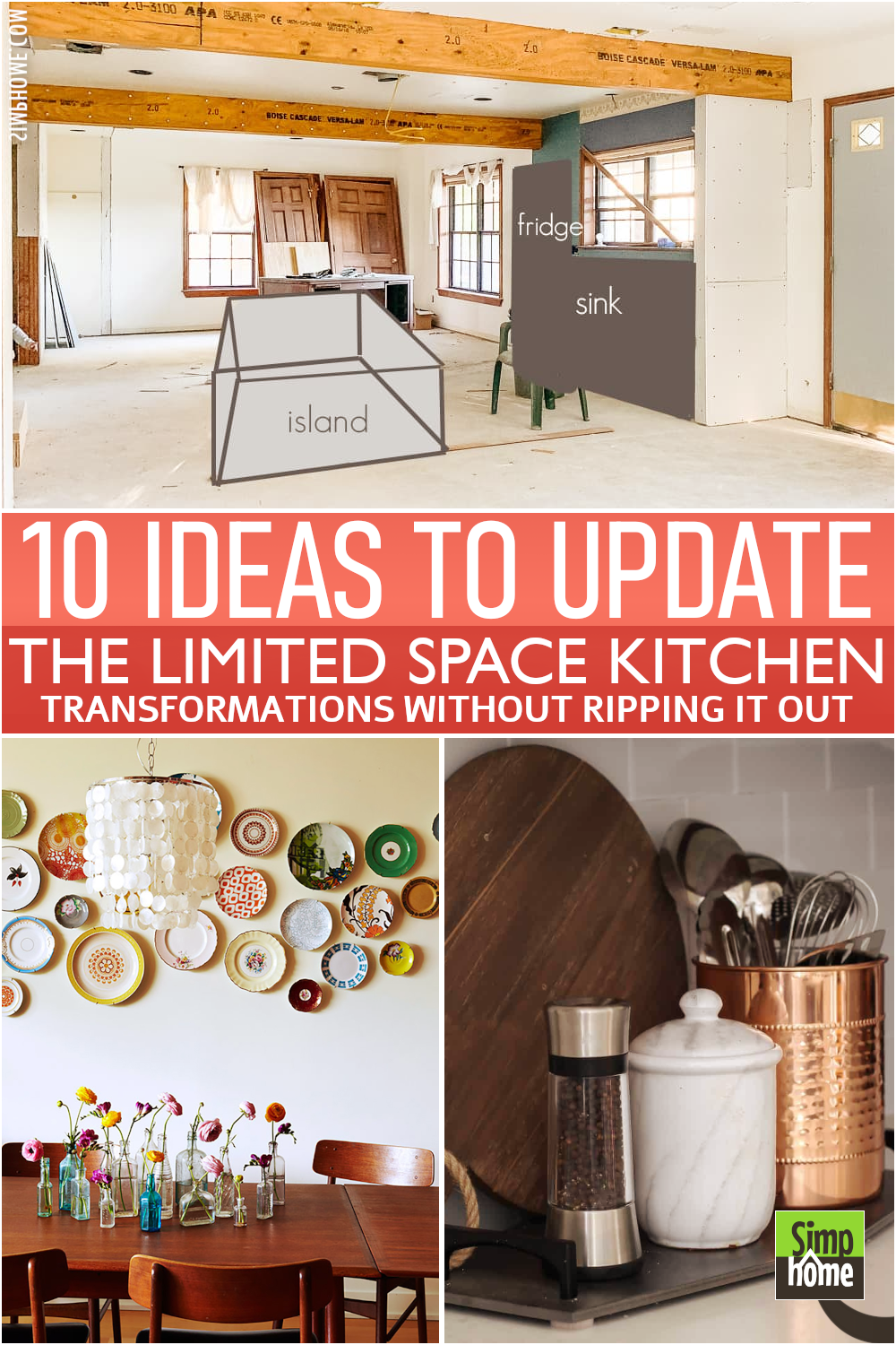 10 Ideas On How To Update A Kitchen Without Ripping It Poster