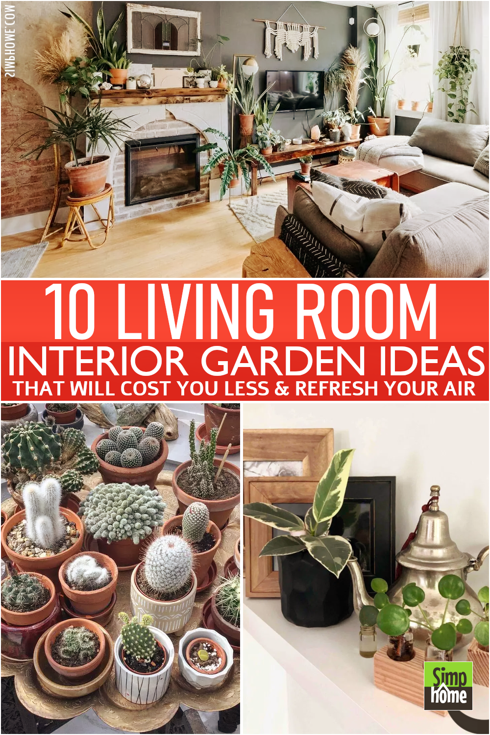 This is 10 Living Room Garden Ideas Poster