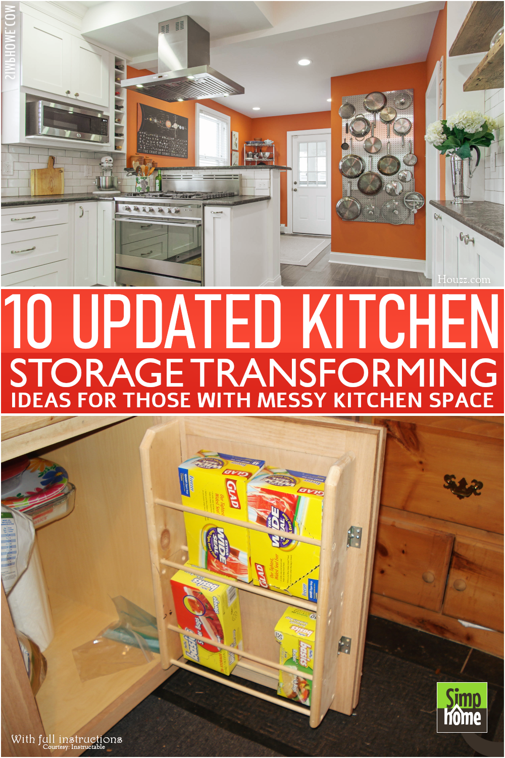 10 Updated Kitchen Storage Poster by Simphome