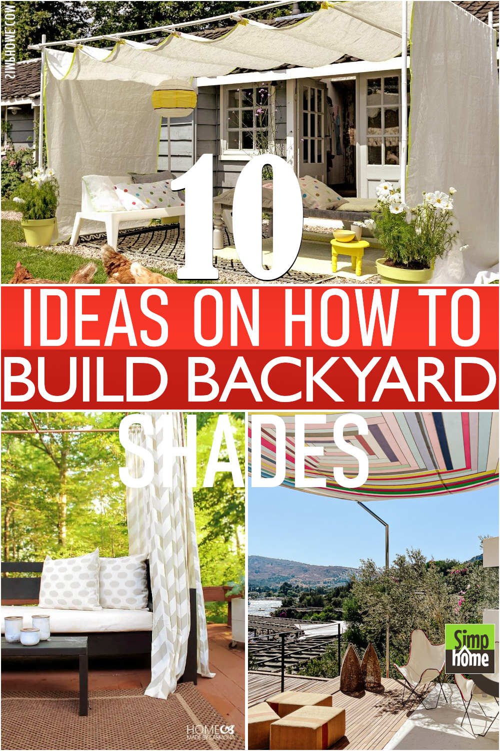 Ideas on How to Build Backyard Shades image