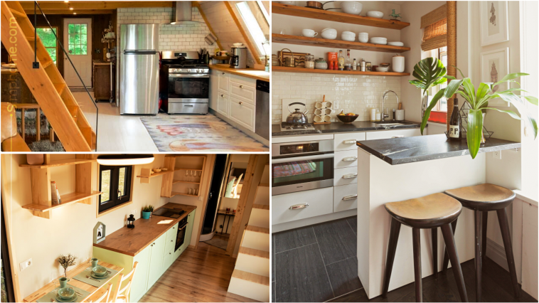 10 Small Kitchen Inspirations for A Tiny House via Simphome thumbnail