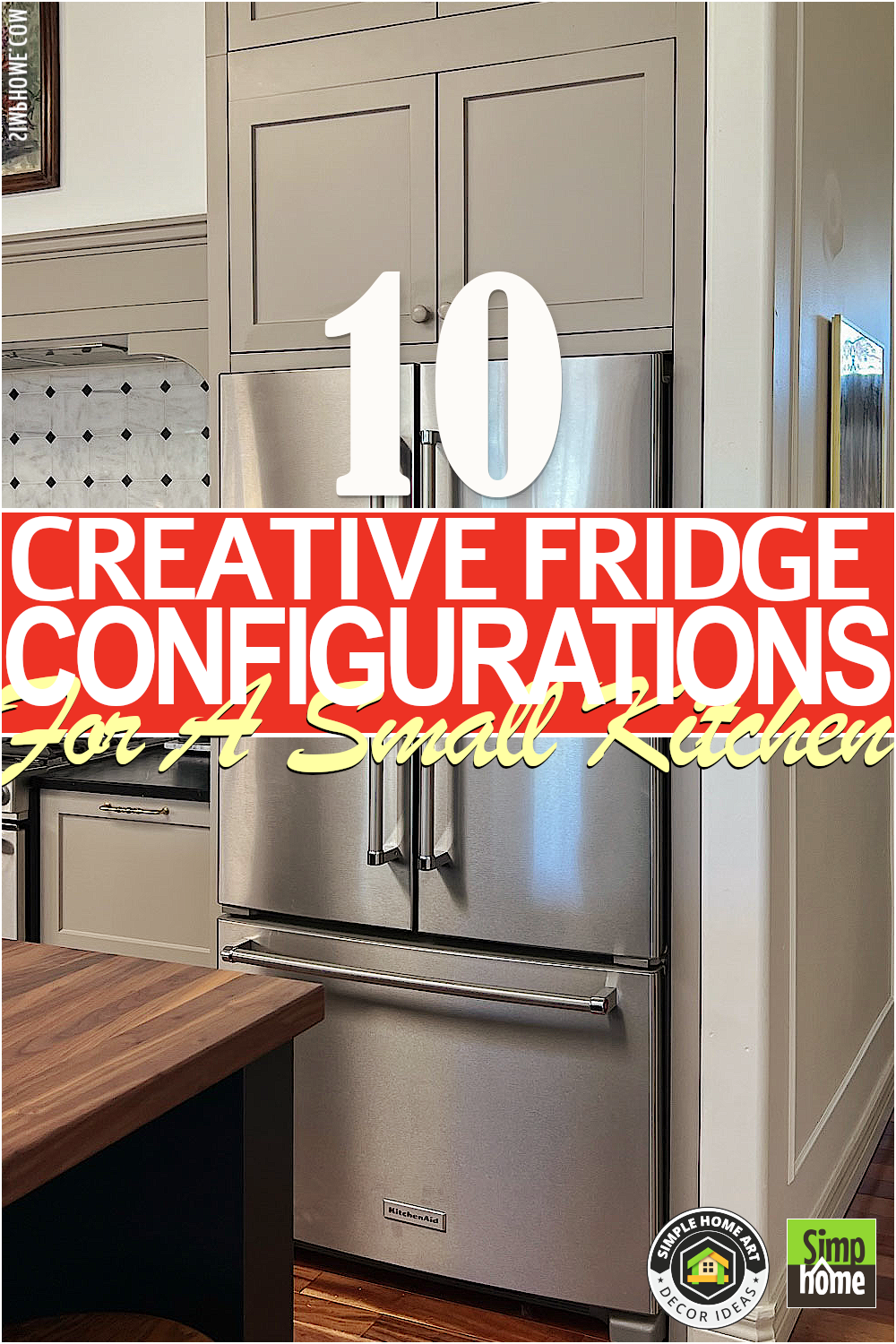 fridge configurations for small kitchens