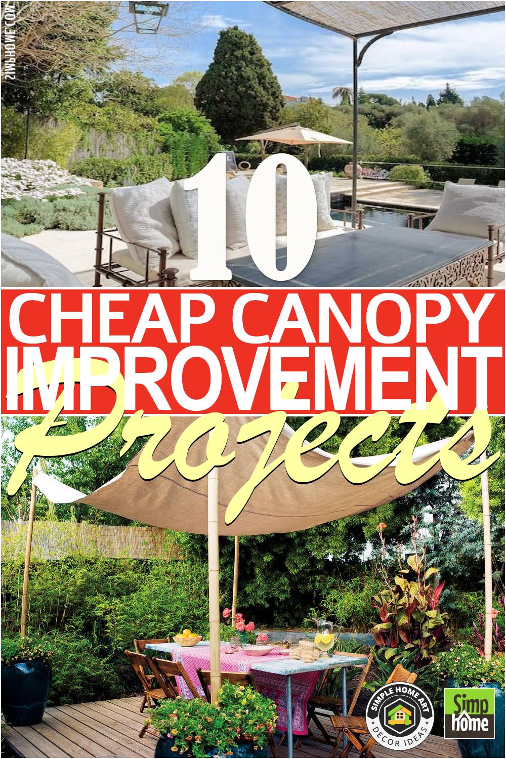 backyard canopy ideas
