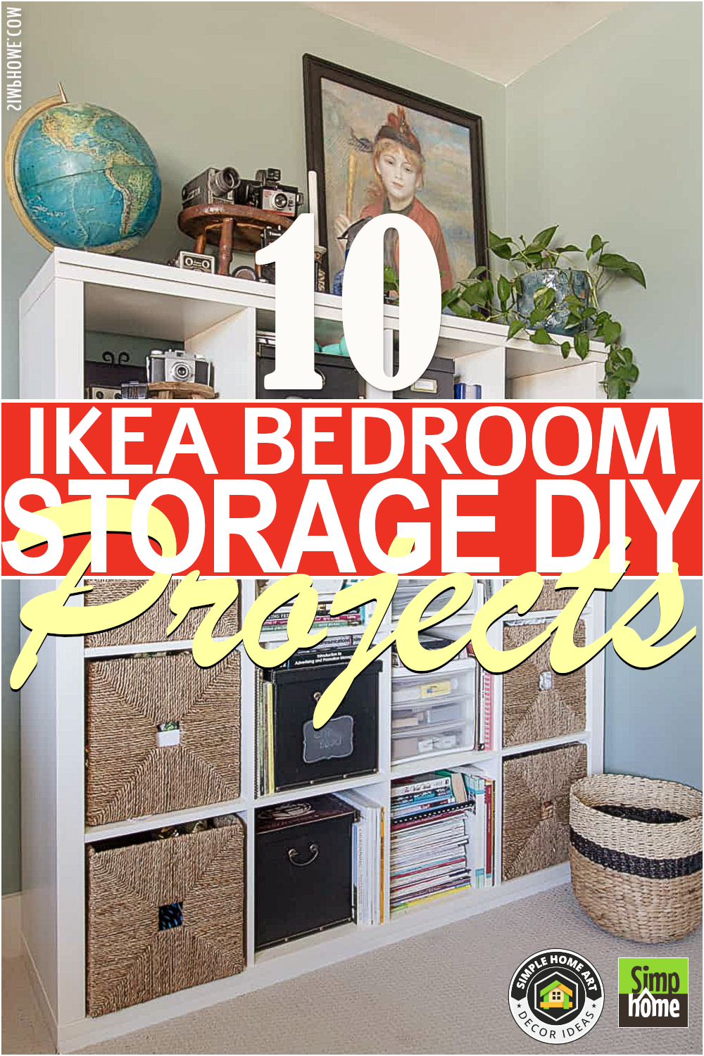 IKEA bedroom DIY storage ideas